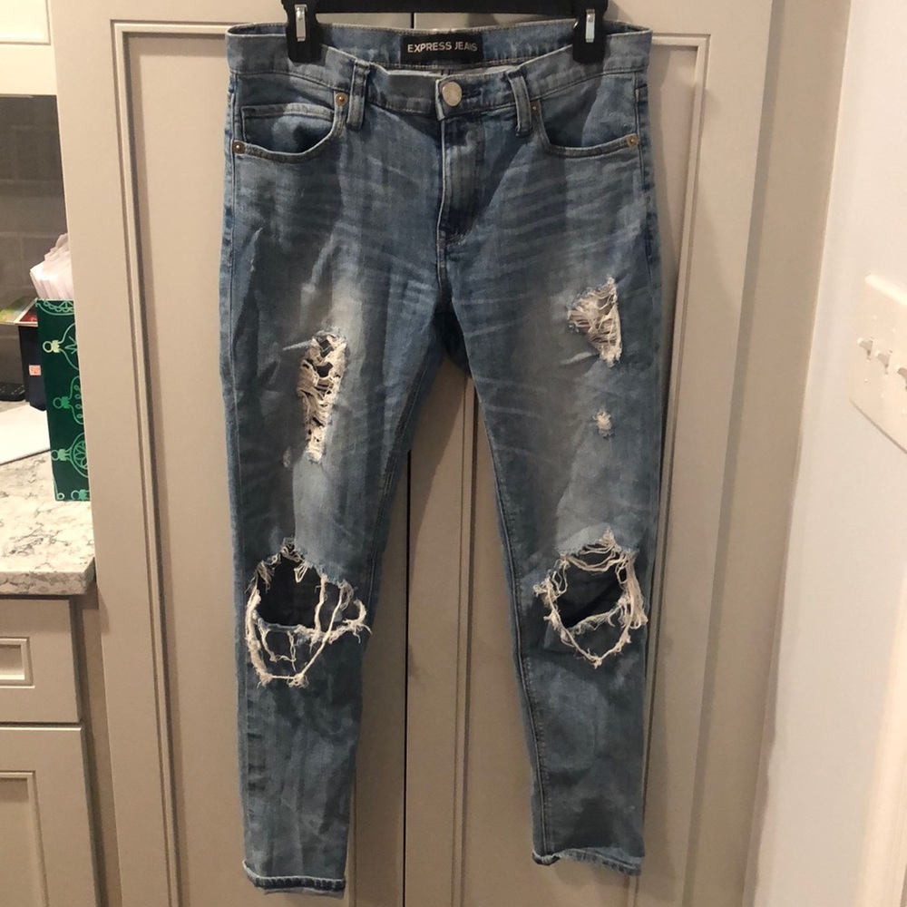 Express girlfriend jeans